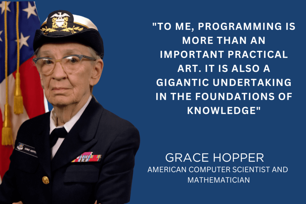 Grace Hopper Quote | How Avatar Supports Girls Who Code | Online STEM Tutoring | Avatar Learning Center