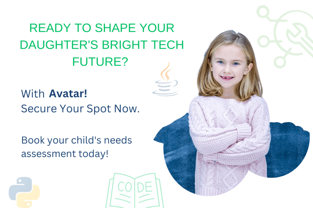 Ready to shape your daughter's tech future - Enroll Now | How Avatar Supports Girls Who Code | Online STEM Tutoring | Avatar Learning Center