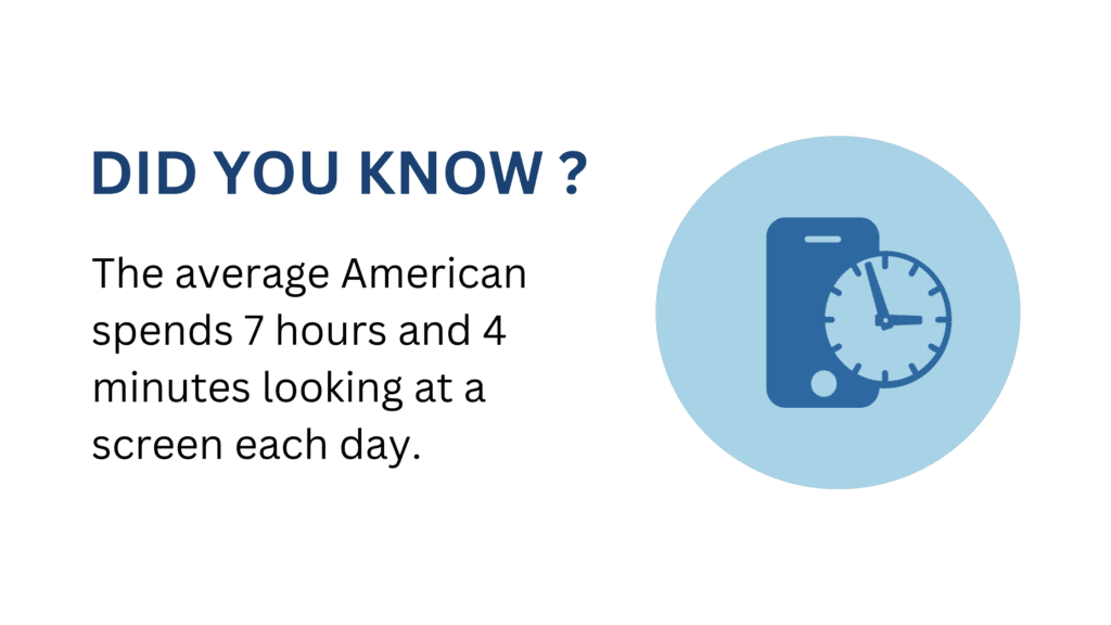 Did you know fact for screen time.