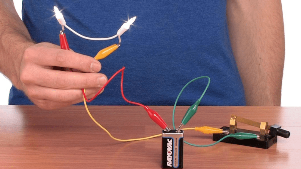 simple electric circuit graphic for blog